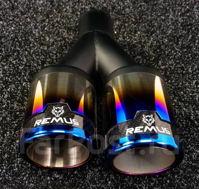 Насадка на глушитель Remus 51-76мм двойная (Titanium) (R) купить в ...