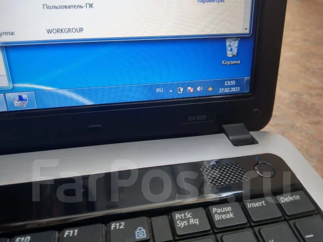 Samsung RV508. 15.6", 23����, ��� 3072 ��, ���� 250���, WiFi: 1, Bluetooth: 1 ����