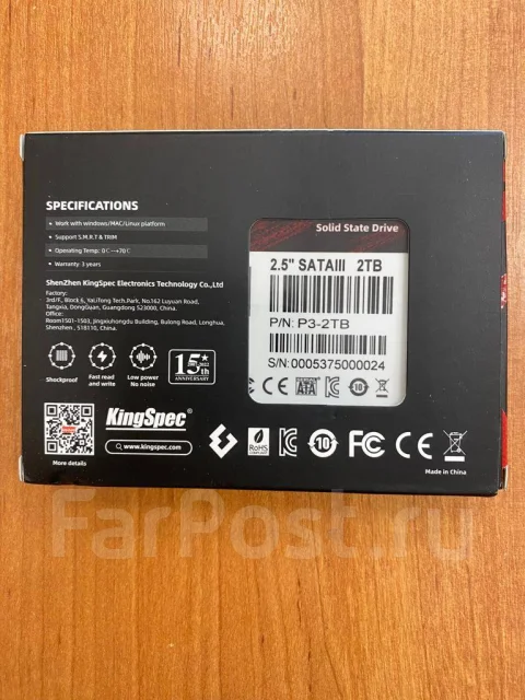 SSD 2,5 �����. 2 000���, ��������� SATA ����