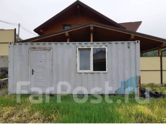 Бытовка из 20-ти футового контейнера с окном и дверью, б/у, в наличии ...