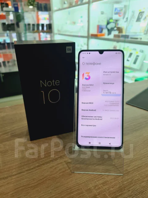 Xiaomi Mi Note 10. �/�, 128 ��, ������, 4G LTE, Dual-SIM, NFC ����