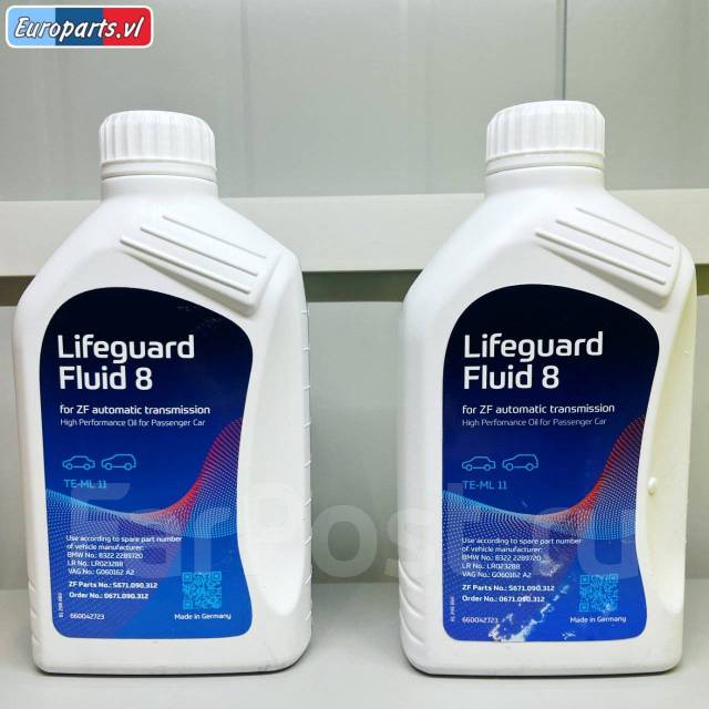 Масло трансмиссионное ZF Lifeguard Fluid 8hp + фильтр поддон АКПП ZF ...