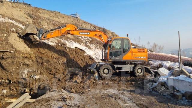Услуги Колесного Экскаватора + гидромлот во Владивостоке