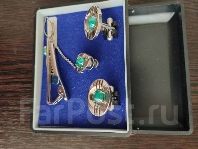 Запонки Подарочный набор для мужчины, новый, в наличии. Цена: 2 500₽ во ...