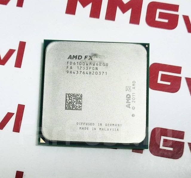 Процессор AMD FX-6100 (3300 МГц x 6) Socket AM3+, б/у, в наличии. Цена ...