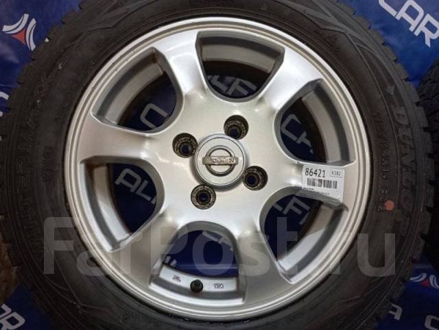 Диск колёсный Nissan, 14", 1 шт, 4x100, 60,0 мм. 4 шт, б/у, в наличии ...
