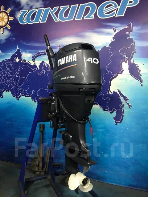 Лодочный мотор, Yamaha, 40,00 л.с. L (508 мм), 2004 год, бензиновый, 4 ...