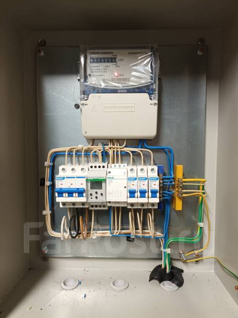 Электрик, электромонтаж под ключ. Замена щитов, счётчиков, розеток во ...