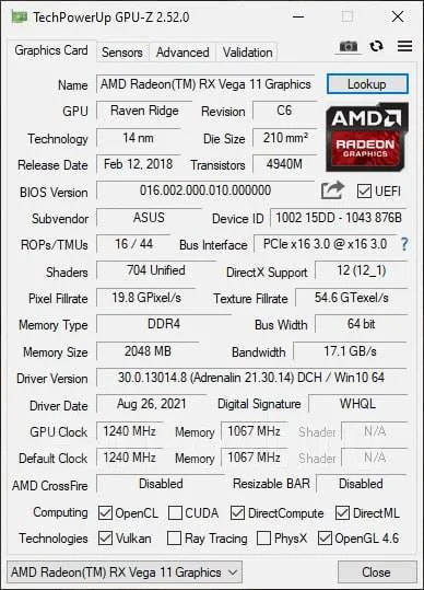 AMD Ryzen 5 2400G ����