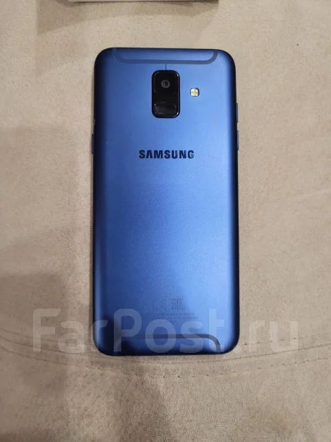 Samsung Galaxy A6. �/�, 32 ��, �����, 3G, 4G LTE, Dual-SIM ����
