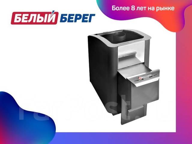 Печь банная Конвектика 16 антрацит, новый, в наличии. Цена: 22 500₽ во ...