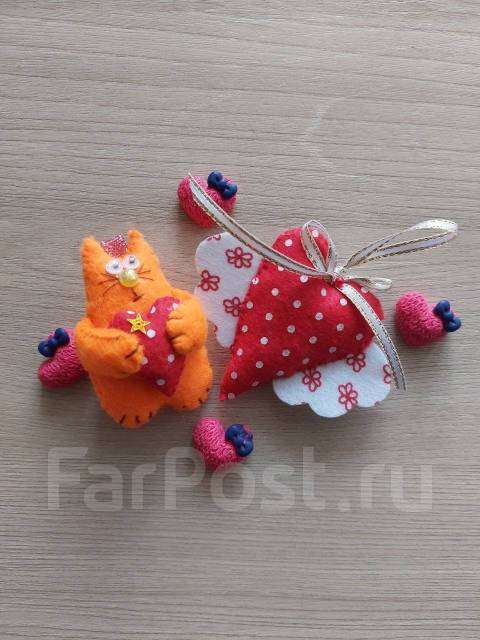 Сувениры-брелки из фетра - Изделия ручной работы во Владивостоке