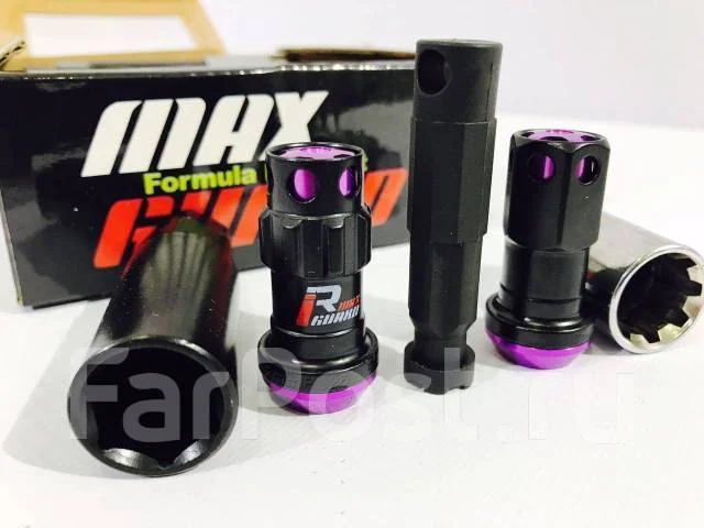 Гайки MAX Guard Steel 1.5 (сталь) (Фиолетовый), новый, в наличии. Цена ...