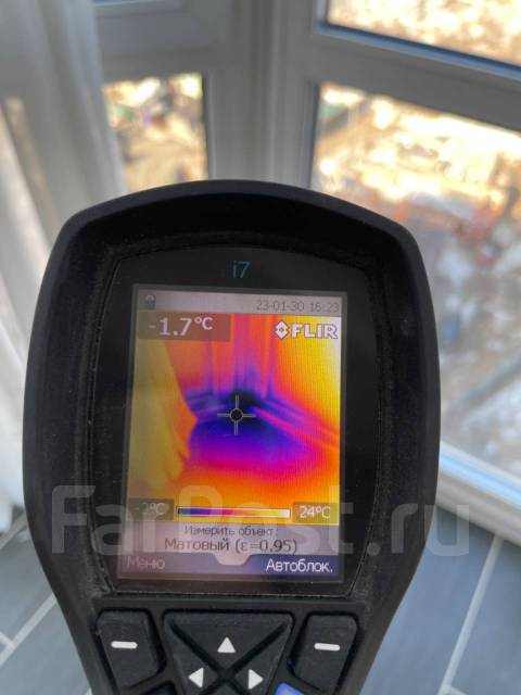 Тепловизионное обследование. Услуги тепловизора во Владивостоке