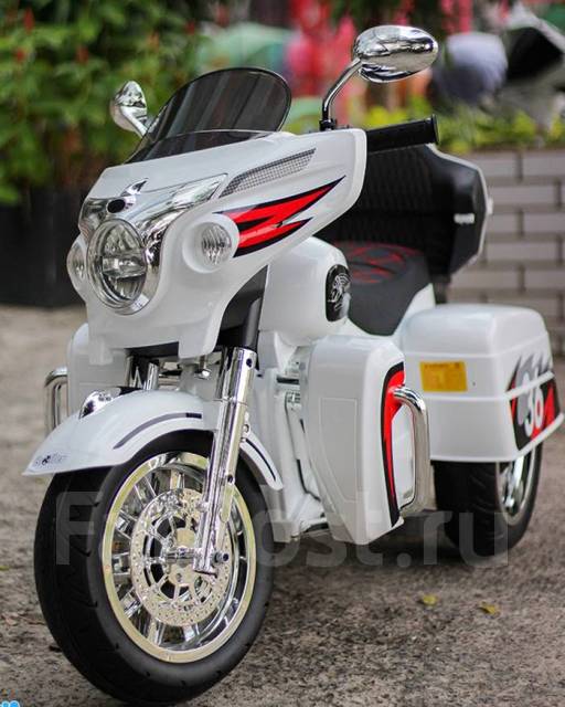 Детский трицикл электрический Harley, новый, в наличии. Цена: 9 900₽ в ...