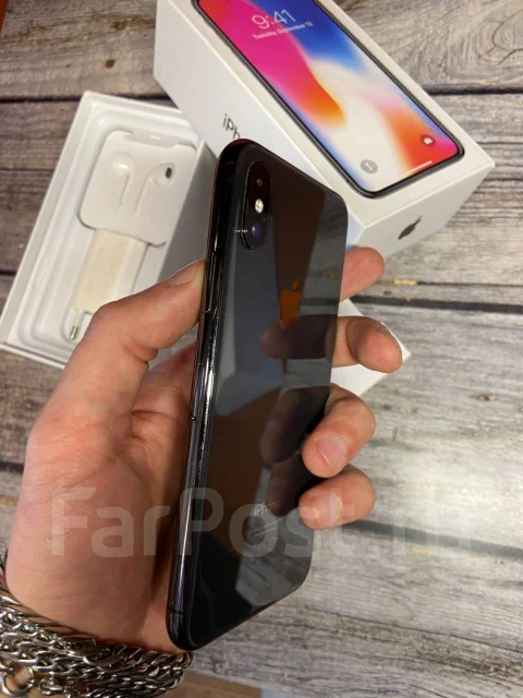 Apple iPhone X. �/�, 64 ��, ������, 3G, 4G LTE, NFC ����