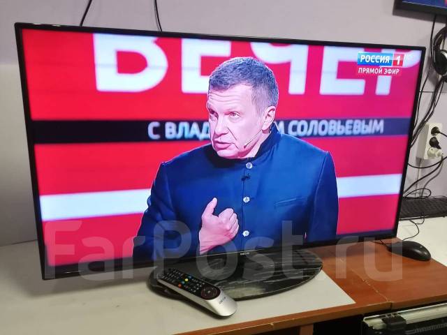 Тонкий LED телевизор 40" Dexp 40A7100 FullHD, Ловит все каналы ...