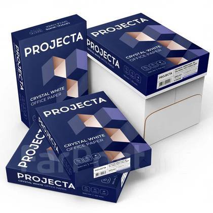 Бумага для офисной техники Projecta А4, класс А, 80 г/кв. м, 500листов ...