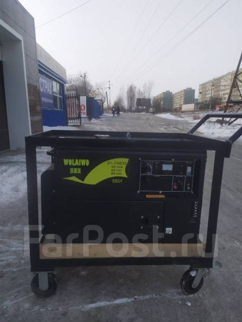 Дизельный генератор. 10 кВт, б/у, в наличии. Цена: 165 000₽ в Хабаровске