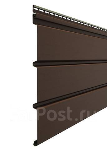 Софит сплошной 3000х305 мм 0,92м2 (Шоколад) Деке Premium - Стены, пол и ...