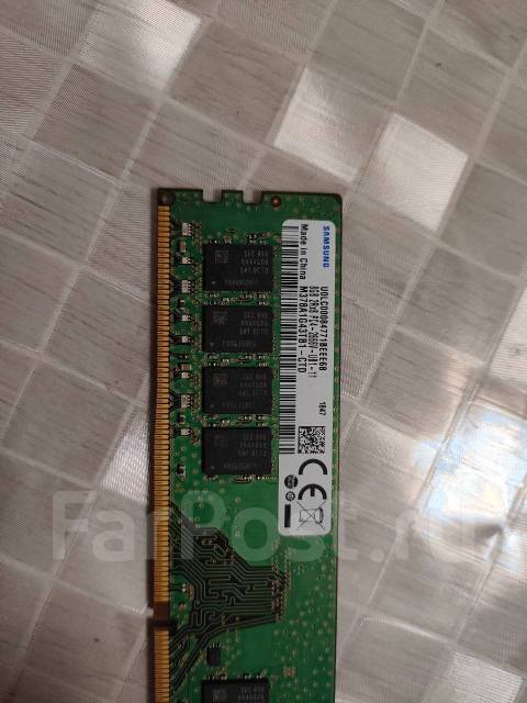Оперативка Samsung 2rx8 pc4-2666v-ub1-11, 16 гб, б/у, в наличии. Цена ...