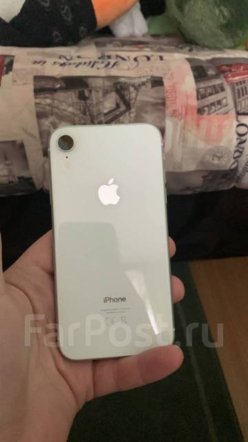 IPhone XR 64gb white, 64 гб, 6.10", моноблок, белый, 4G LTE, Защищенный ...