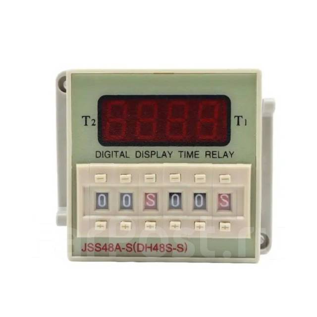 Таймер программируемый 0.01 сек 99 часов DH48S-1Z 220В Реле времени ...