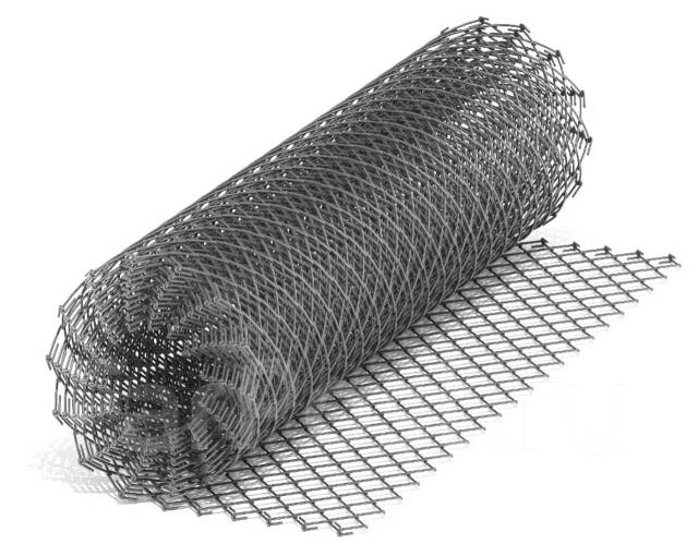 Сетка рабица 1500x10000, новый, в наличии. Цена: 3 100₽ в Артеме