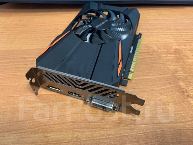 Видеокарта Gigabyte GeForce GTX 1050 Ti D5 4G (rev1.1), б/у, в наличии ...