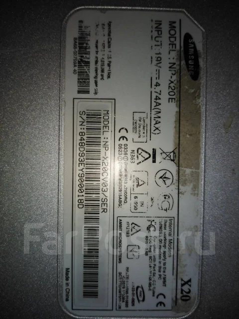 Samsung. 15", ��� 1024 ��, WiFi: 1, Bluetooth: 1, ����������� �� 3��. ����
