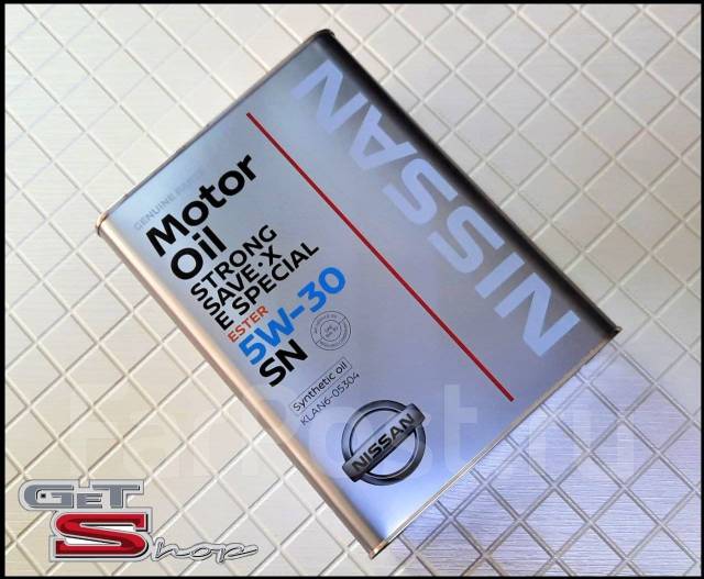 Nissan 5w-30 SN strong save x e special KLAN6-05304 4л, синтетическое ...