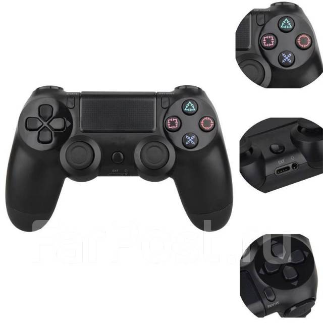 Геймпад беспроводной PlayStation DualShock PS 4 Bluetooth V2, джойстик ...
