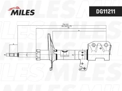 ����������� �������� ����� Toyota Premio / Allion 2001-2007 DG11211 ����
