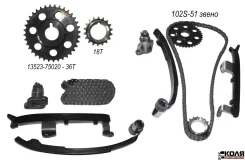����������� ���� ��� Toyota 2RZFE 2RZE 0402-KIT-2 (JT) 1350675010 ����
