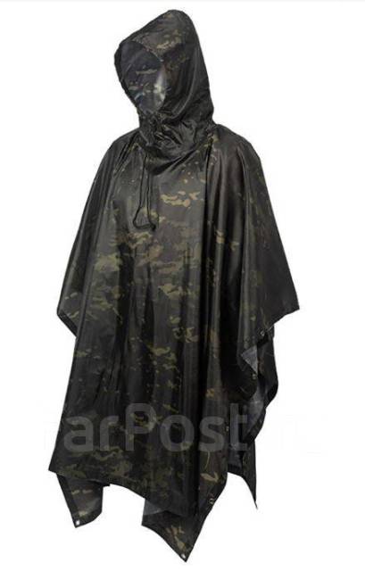 Дождевик - пончо мультикам Black, новый, в наличии. Цена: 1 100₽ во ...