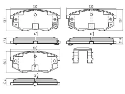 ������� ��������� �������� Hyundai, Kia ix35, Carens, Rondo, Sportage 581012SA00 581012SA00 ����