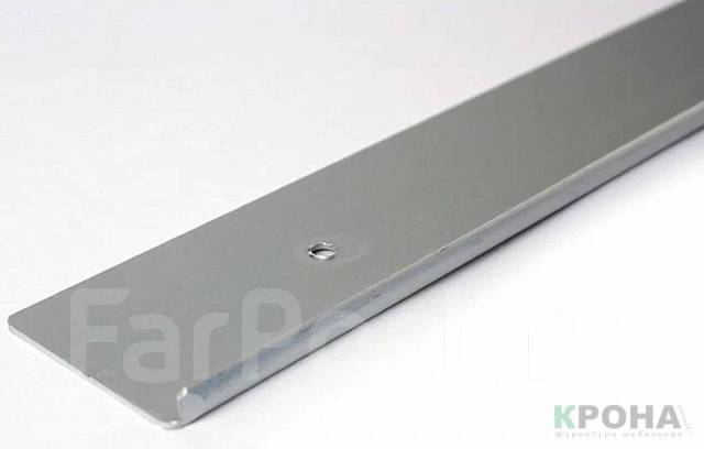 Планка для столешницы 38мм (R3) Торцевая (Матовый ХРОМ), новый, в ...