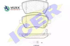 ������� ��������� �������� ������, OPEL: Agila 07-, Suzuki: Splash 08-, Swift III 05- ICER 181748 181748 ����