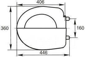 Сиденье для унитаза расстояние между креплениями 160 мм