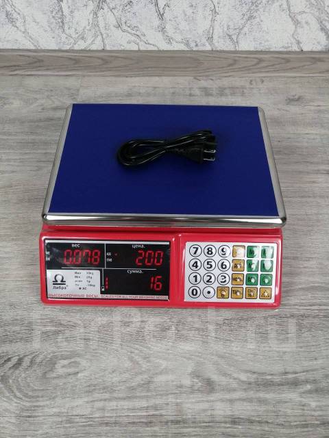 Электронные весы acs 30 кг, новый, в наличии. Цена: 3 500₽ в Хабаровске