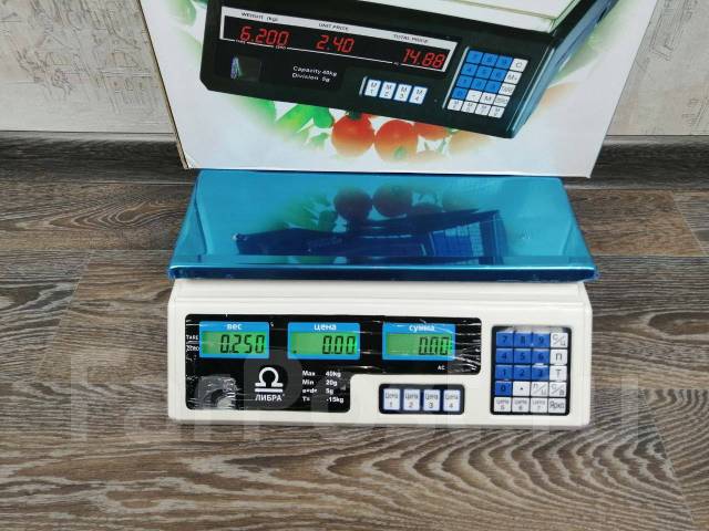 Весы ACS 40 кг, новый, в наличии. Цена: 3 500₽ в Хабаровске