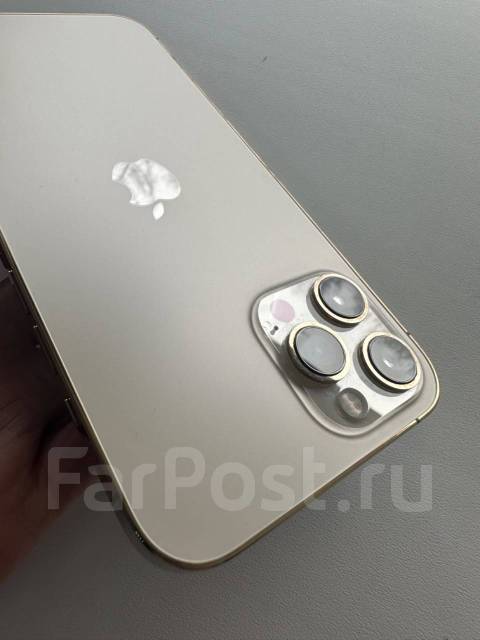 IPhone 12 Pro Max 128 Gold, 6.70", моноблок, золотой, б/у, в наличии ...