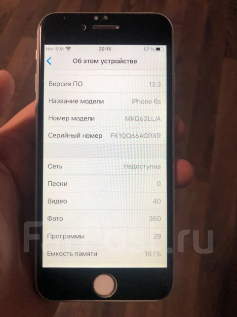 Apple iPhone 6s. �/�, 16 ��, ����������� ����