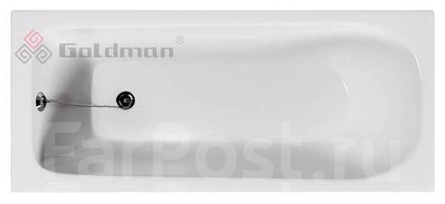 Ванна Чугунная Goldman Classic 130x70, в наличии. Цена: 28 500₽ во ...