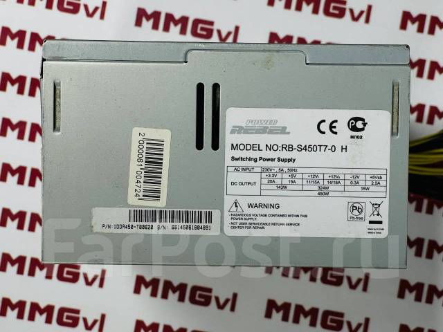 Блок питания Inwin Power Rebel RB-S450T7-0 H (450W), б/у, в наличии ...