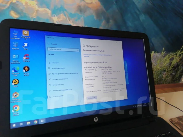 HP 250 G4. 16.4", 2����, ��� 4 ��, ���� 500���, WiFi: 1, Bluetooth: 1, ����������� �� 1��. ����