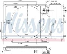 �������� ������������ BMW 5 E34, BMW 7 E32 Nissens 94158 94158 ����