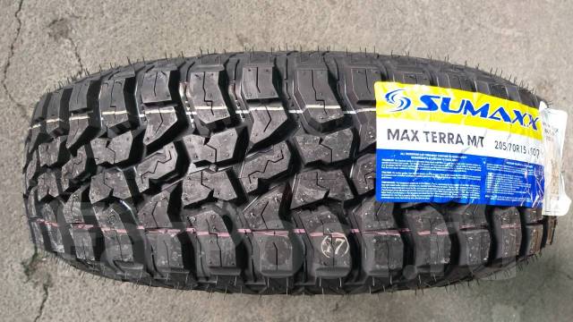 Sumaxx Max Terra M/T, 205/70R15 100Q, 15", 1 шт, в наличии, 205 мм, 70 ...