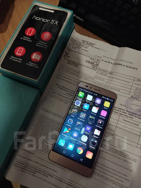 Honor 5X. �/�, 16 ��, �������, 3G, 4G LTE, Dual-SIM ����