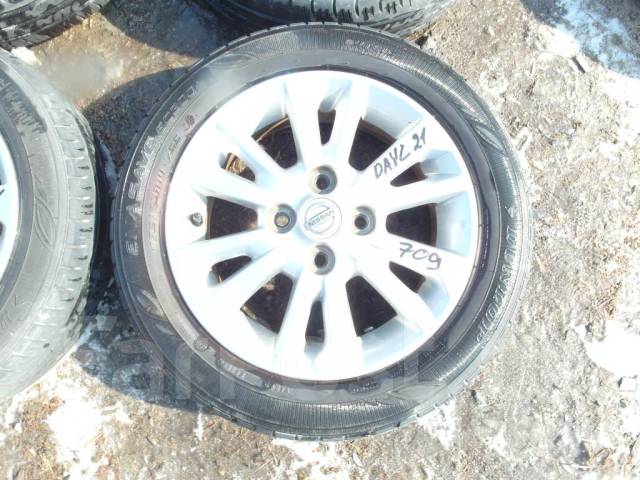 Продам литье с резиной, 14", 1 шт, 155 мм, 65 %, радиальный, 155/65/14 ...